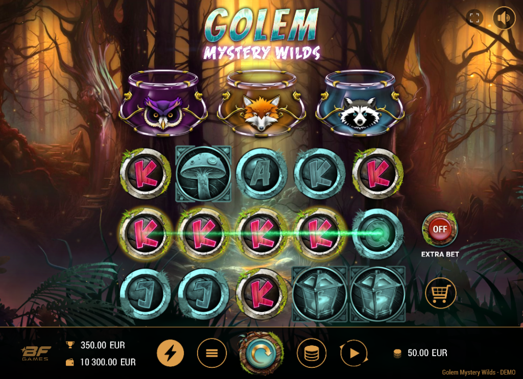 Golem Mystery Wilds BF Games - Win