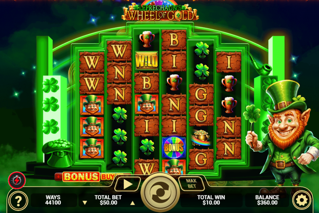 Leprechaun's Wheel of Gold by Arrow's Edge - Win