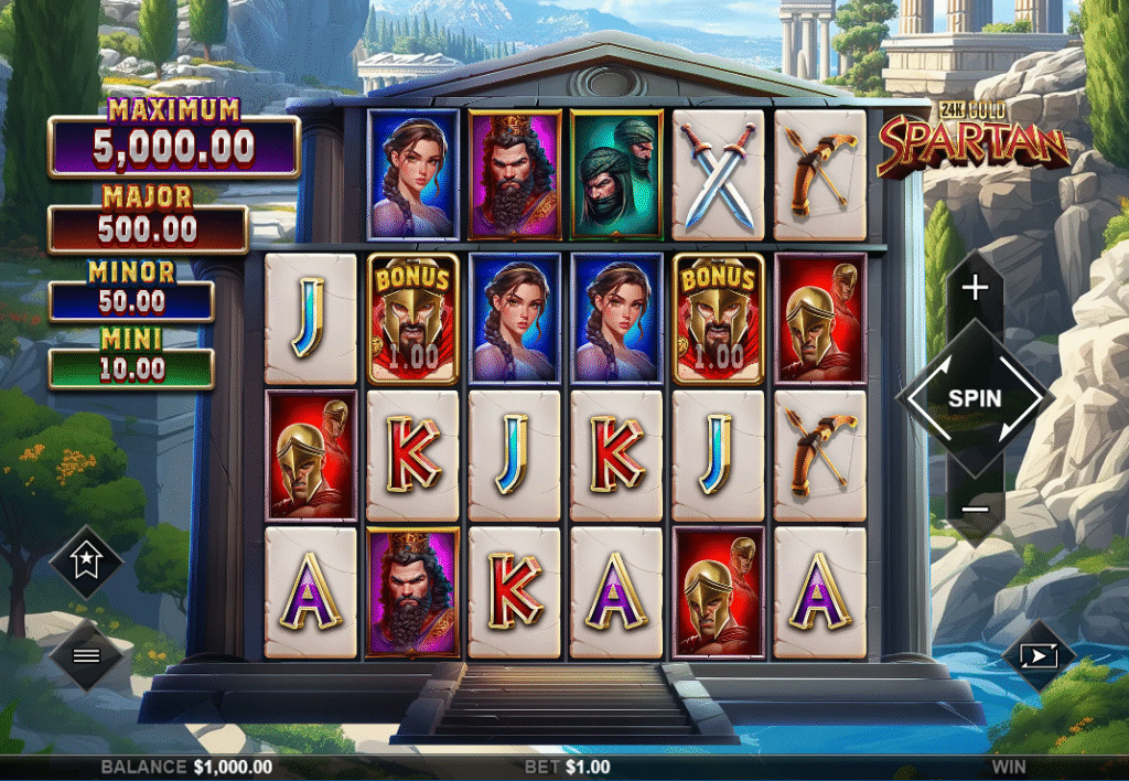 24K Gold Spartan by Hot Rise Games - Base Game