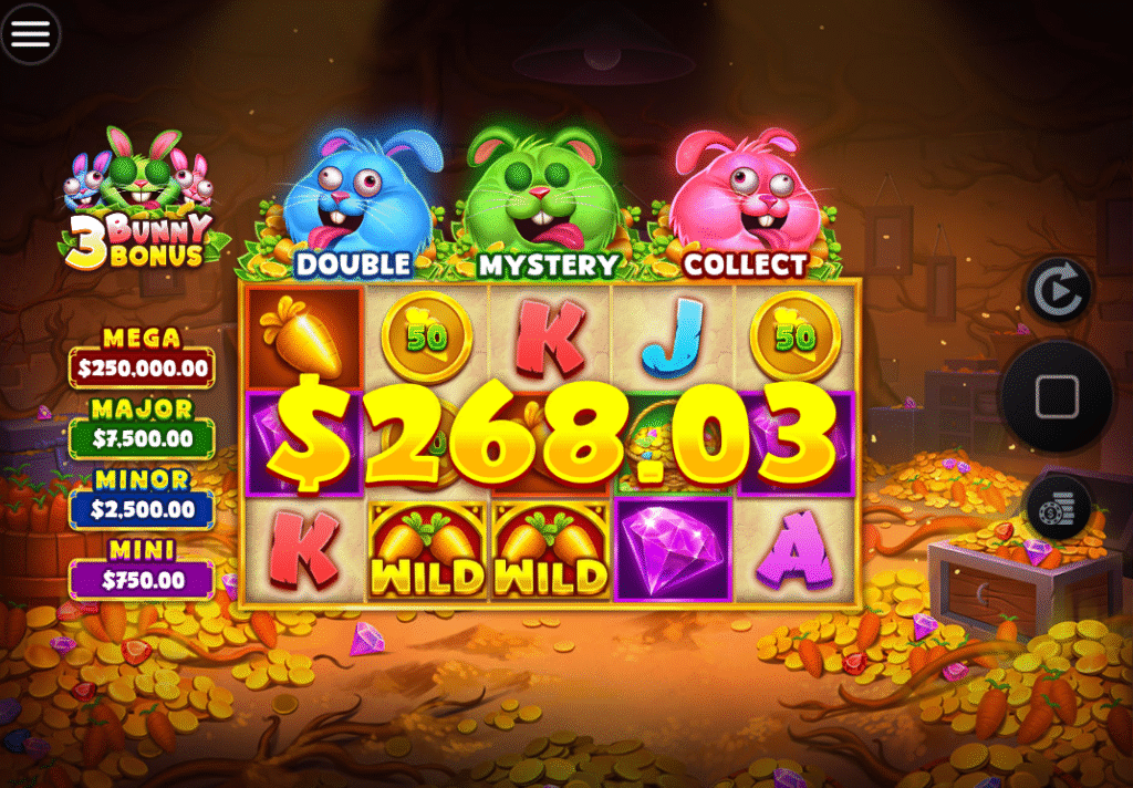 3 Bunny Bonus by PureRNG - Win