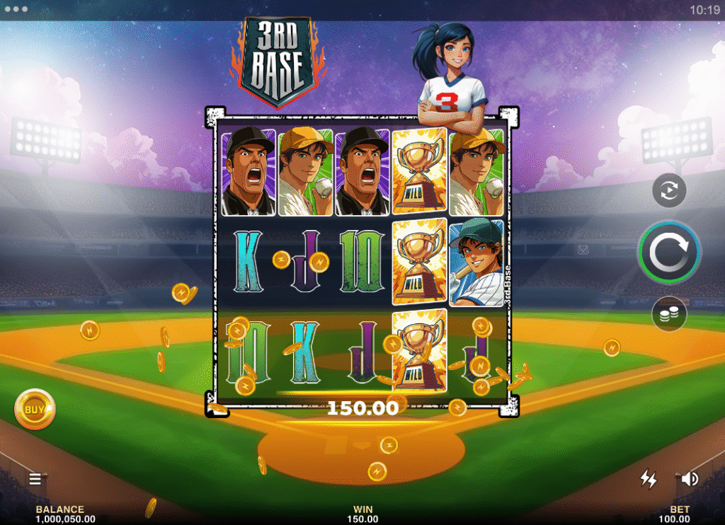 3rd Base by Microgaming - Win