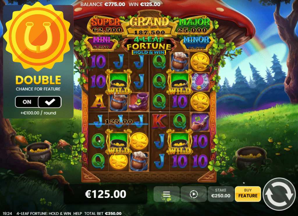 4-Leaf Fortune: Hold & Win by OctoPlay - Win