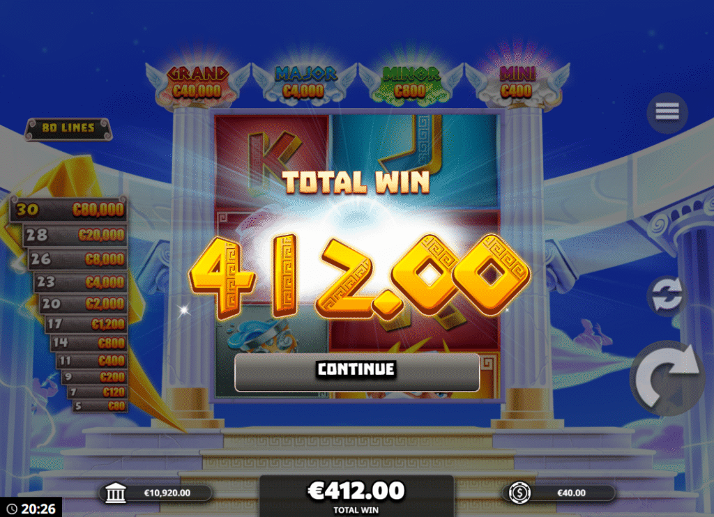 Almighty Thunder UltraHitz GigaBlox by Bang Bang Games - Win