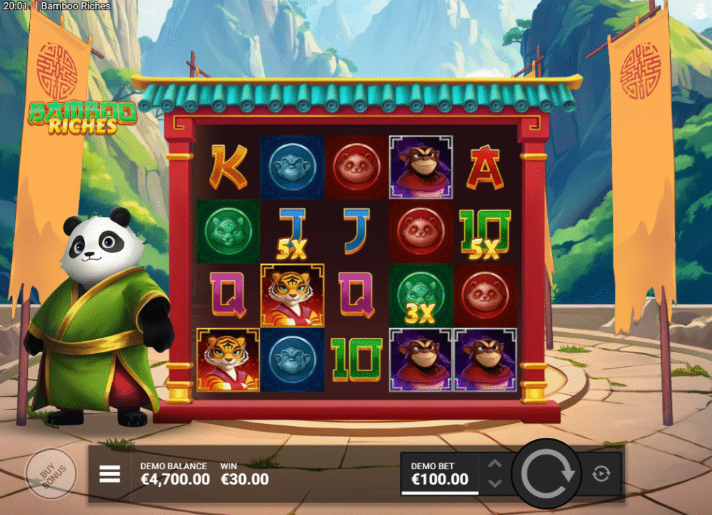 Bamboo Riches by Bullshark Games - Win