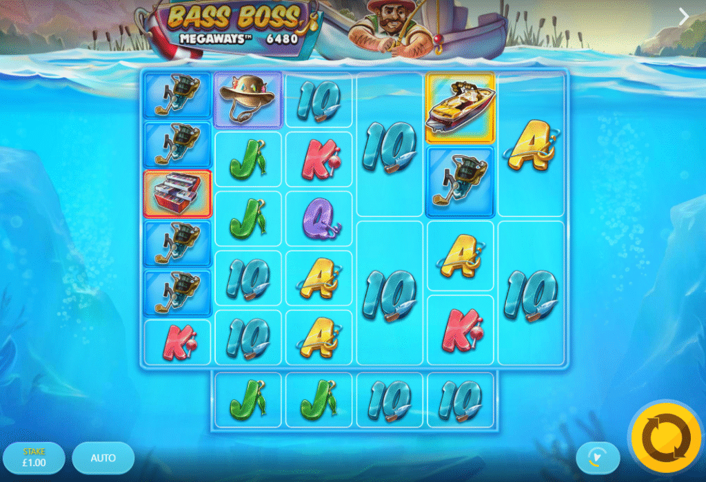 Bass Boss Megaways by Red Tiger Gaming - Base Game