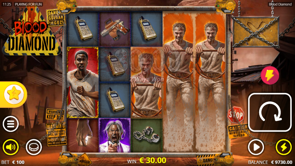 Blood Diamond by Nolimit City - Win