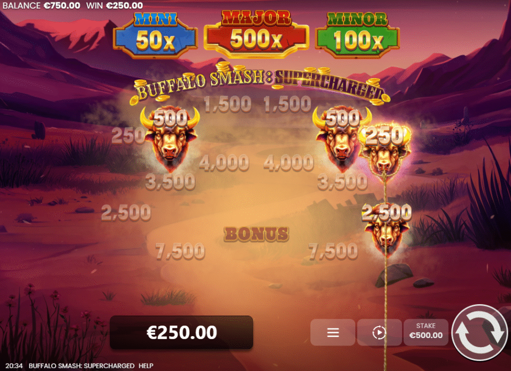 Buffalo Smash: Supercharged by Octoplay - Win