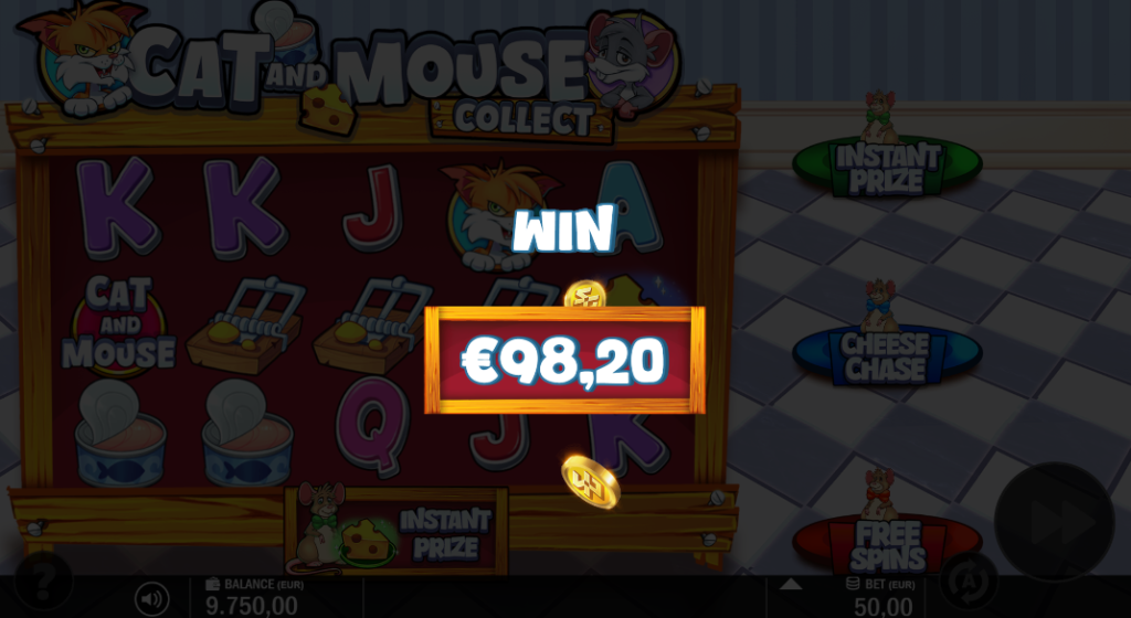Cat and Mouse: Collect by S Gaming - Win