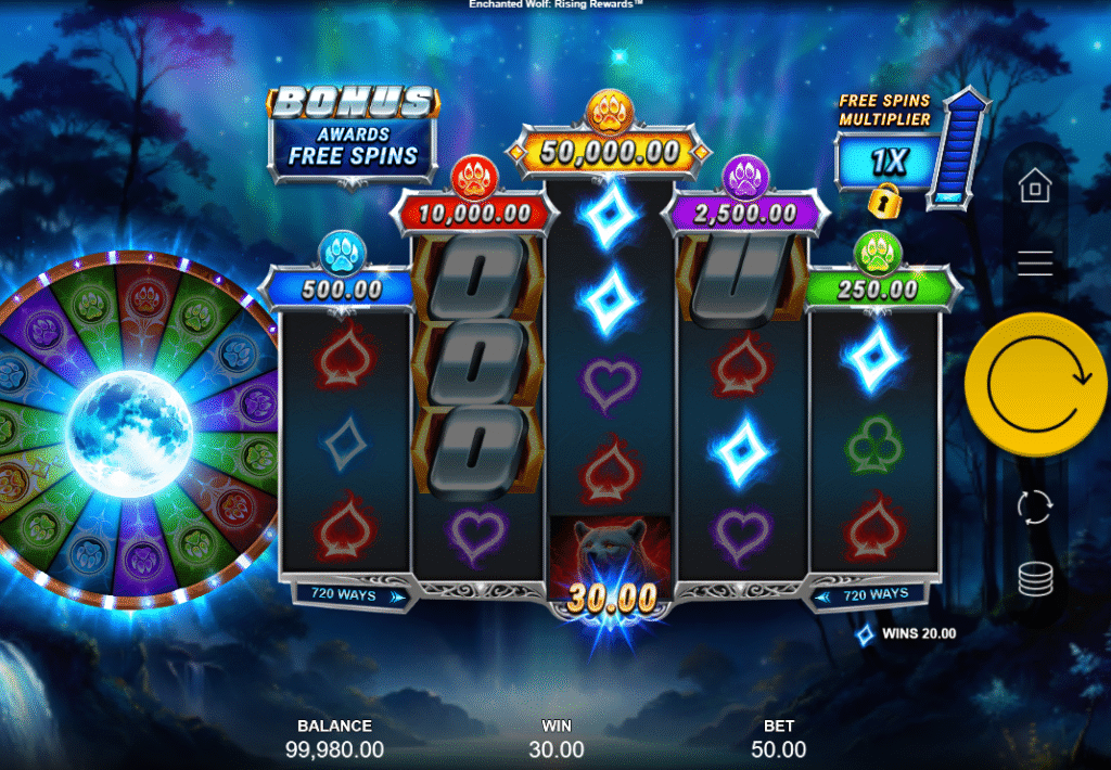 Enchanted Wolf: Rising Rewards by All41Studios - Win