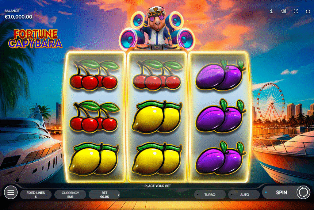 Fortune Capybara by Endorphina - Base Game