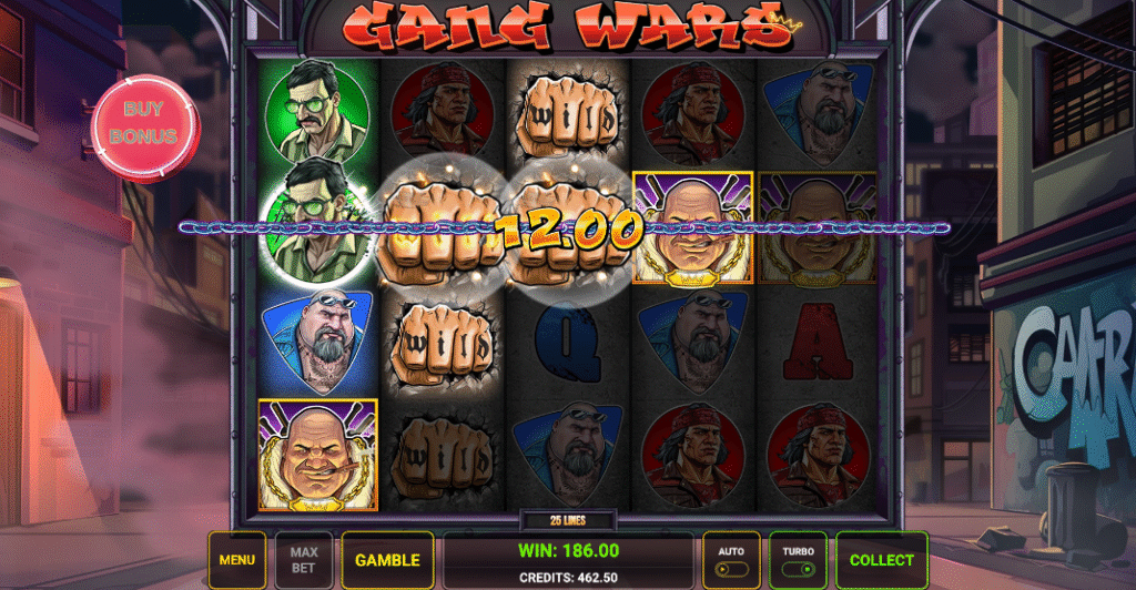 Gang Wars by Greentube - Win