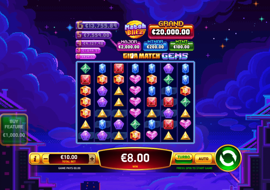 Giga Match Gems by RubyPlay - Win