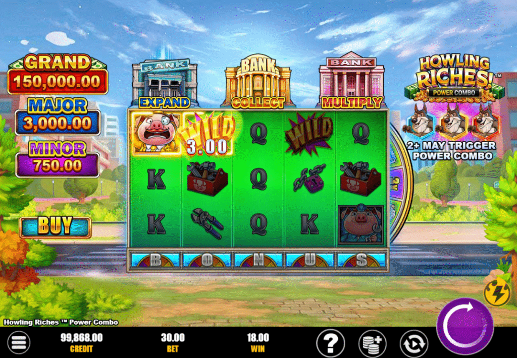 Howling Riches Power Combo by Infinity Dragon Studios - Win