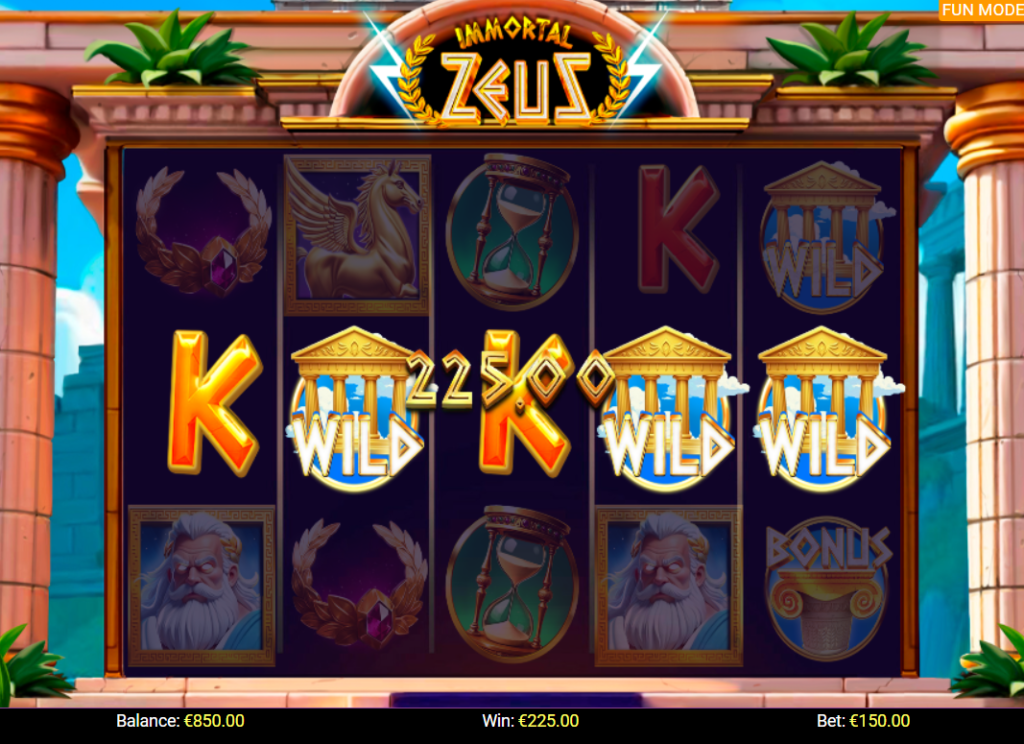 Immortal Zeus by Mobilots - Win