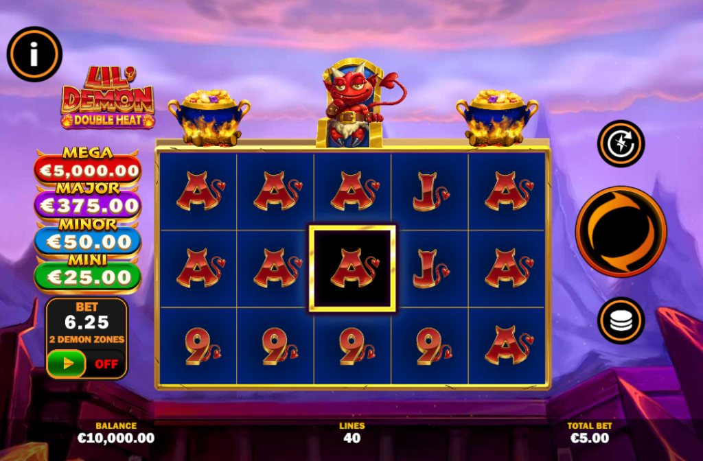 Lil' Demon: Double Heat by Playtech - Base Game