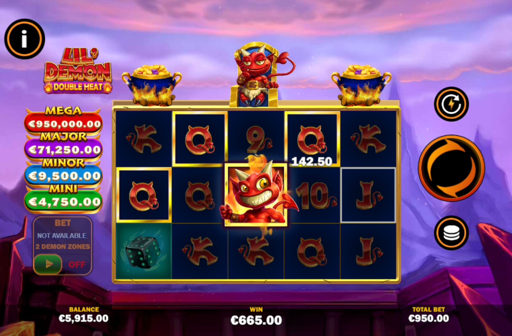 Lil' Demon: Double Heat by Playtech - Win