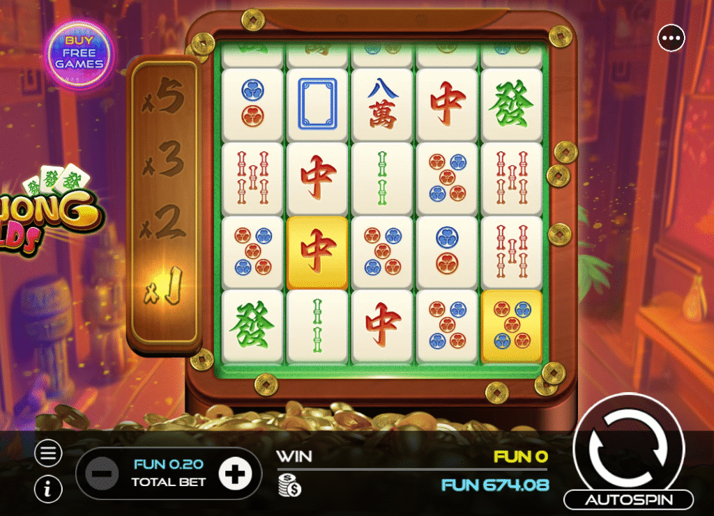 Mahjong Wilds by UU Slots - Base Game