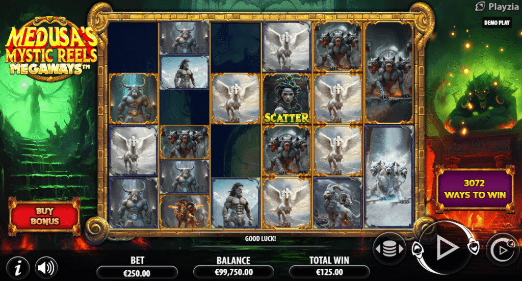 Medusa's Mystic Reels Megaways by Playzia - Win