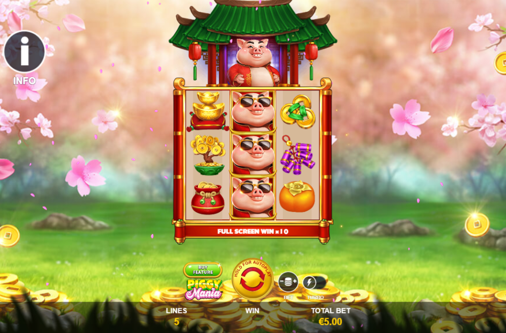 Piggy Mania by Playtech - Base Game