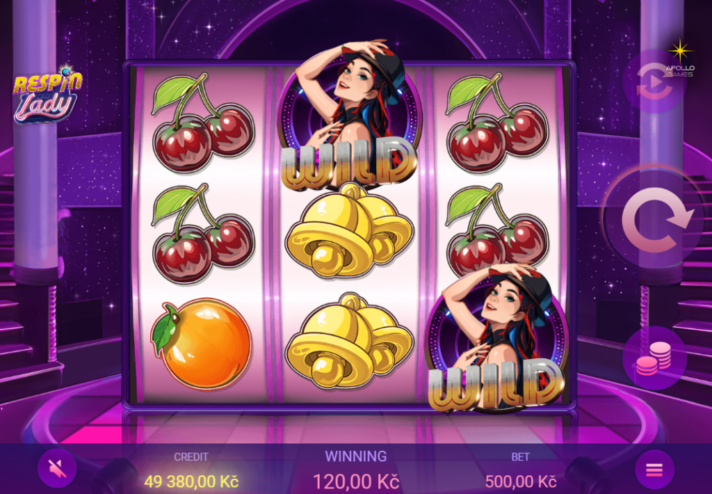 Respin Lady by Apollo Games - Win
