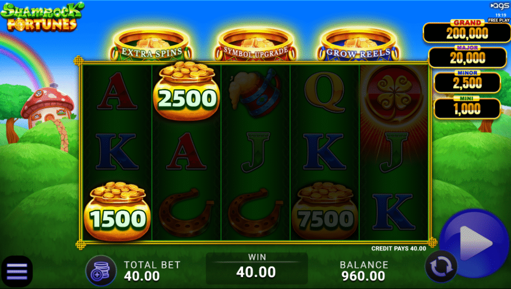 Shamrock Fortunes by AGS - Win