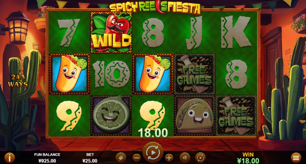 Spicy Reels Fiesta by RTG - Win