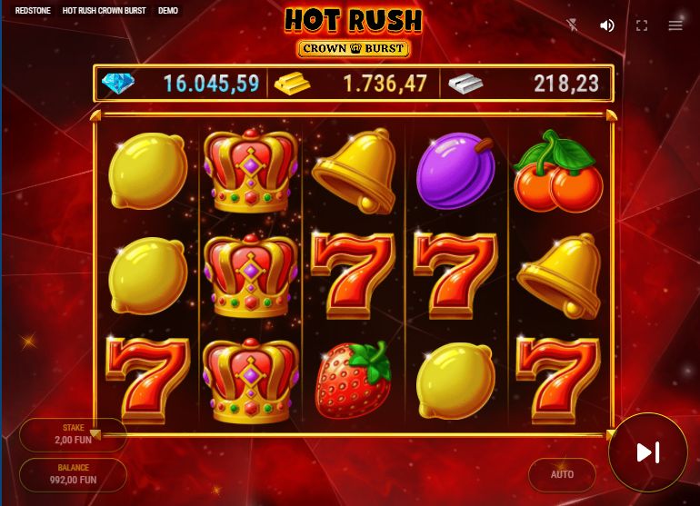 Jo Blitz slot main game screen with progressive jackpot meters