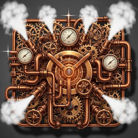 Steampunk logo