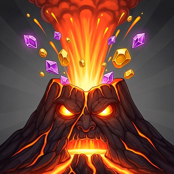 volcano themed slots