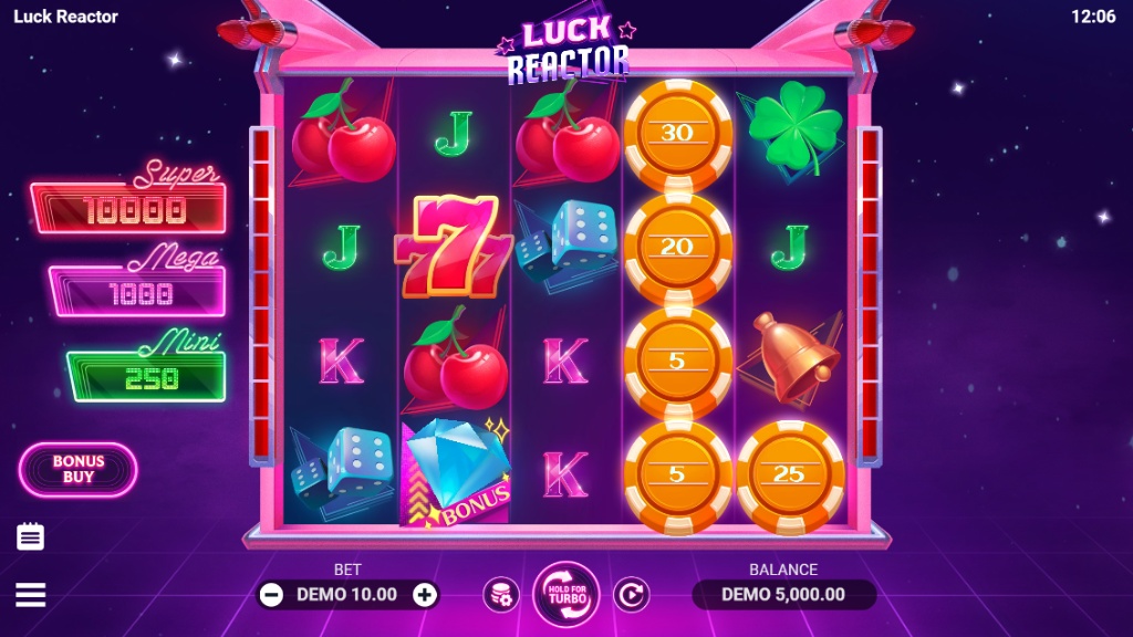 Luck Reactor (Evoplay) » Official Slot Demo & Review