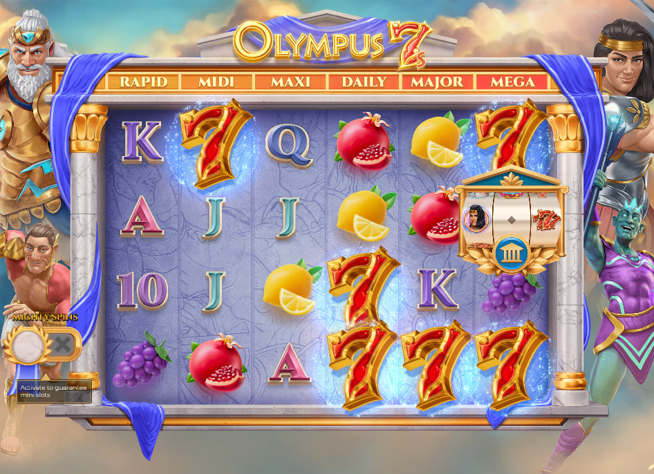 Olympus 7s Dream Drop 5x4 main grid gameplay Relax Gaming