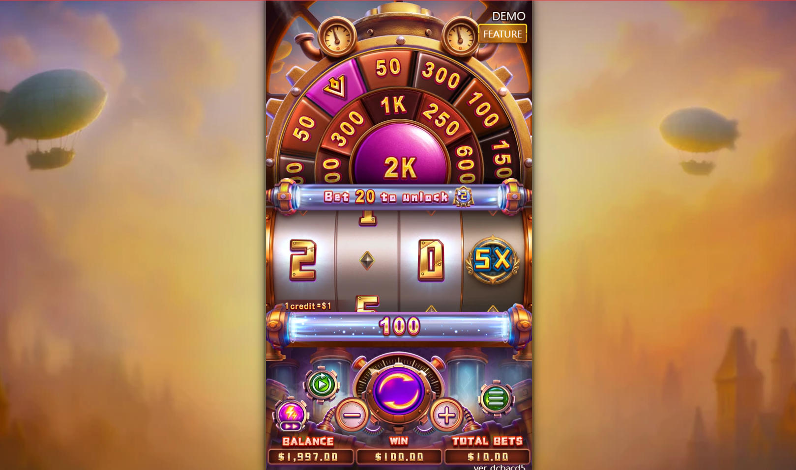 A big win on Catla's Money Machine where a base number is amplified by a 5x multiplier on the Special Reel, showcasing the slot's payout power.