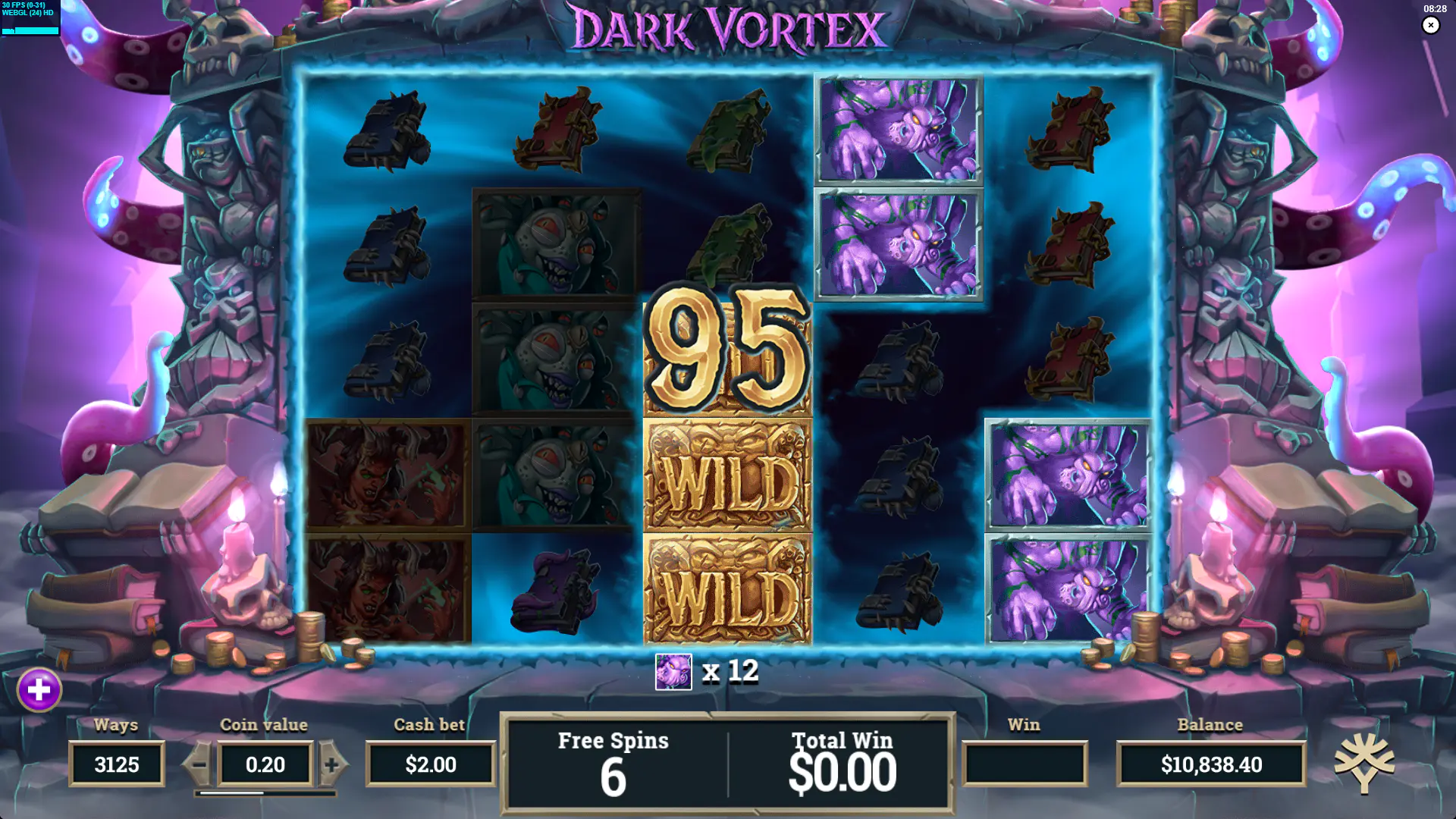 Dark Vortex Free Spins